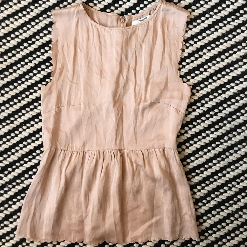 Madewell Light Pink Tank Blouse
